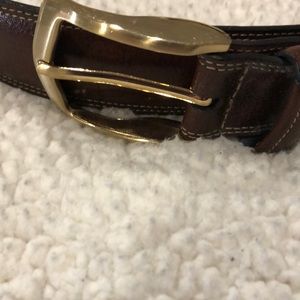 Perry Ellis Italian Cowhide Brown Belt size 34/85